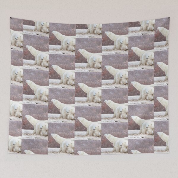 Item preview, Polar bear mom sniffs the air Graphic  designed and sold by TheLibraryClost.