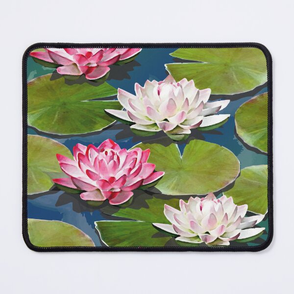 Artikelvorschau, Aquarell-Seerosenkunst - Lotus entworfen und verkauft von Ayesha Saleem.