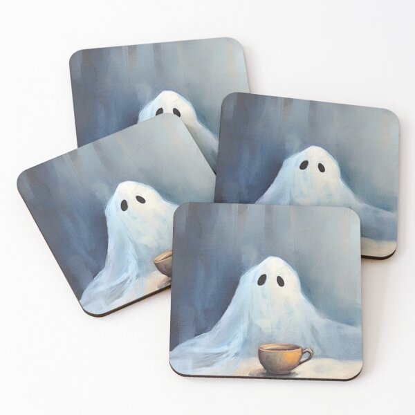 Item preview, Ghost Drinking Coffee designed and sold by harbOurLaCk.