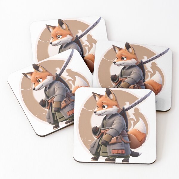 Item preview, samurai fox japanese fox art 3 designed and sold by offline24.