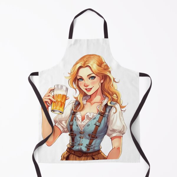 Item preview, German Woman with Beer, Prost designed and sold by Hibiskusmond.