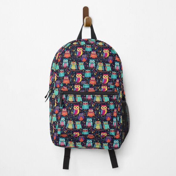 Item preview, cute owl pattern, vibrant colour designed and sold by MyLittleOwl.