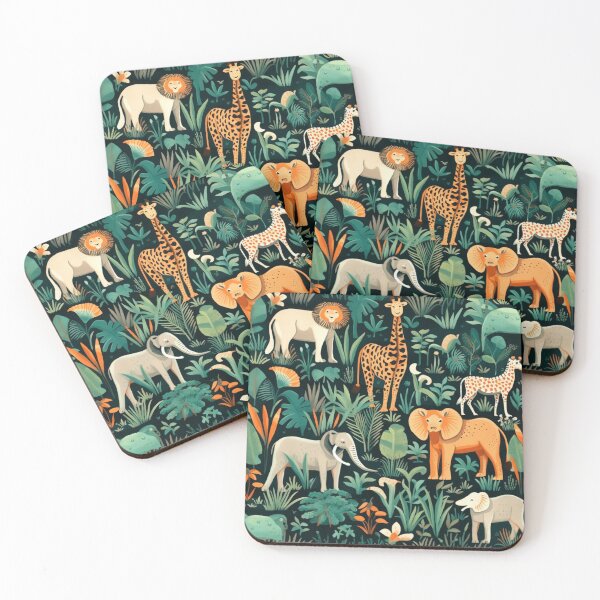 Item preview, African Safari Animals designed and sold by Myra365Art.