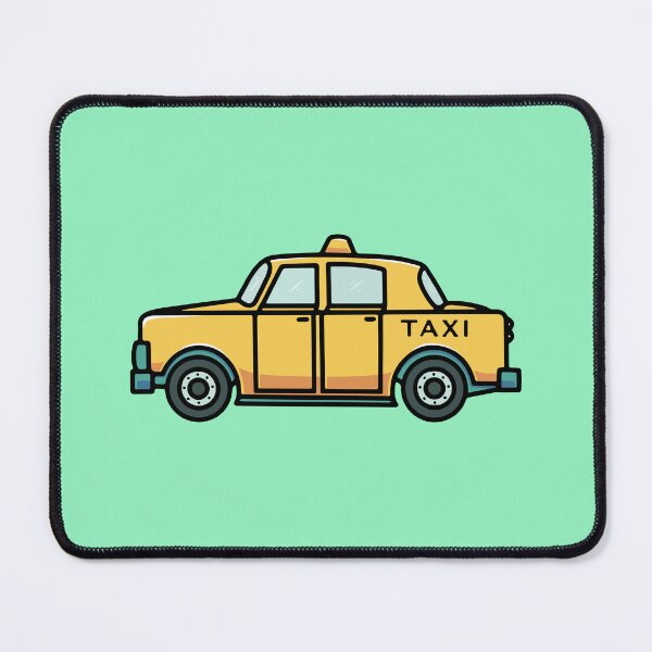Item preview, Cool Simple Taxi Cartoon Illustration designed and sold by cubbone.