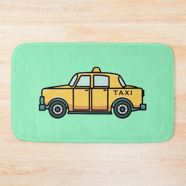 Item preview, Cool Simple Taxi Cartoon Illustration designed and sold by cubbone.