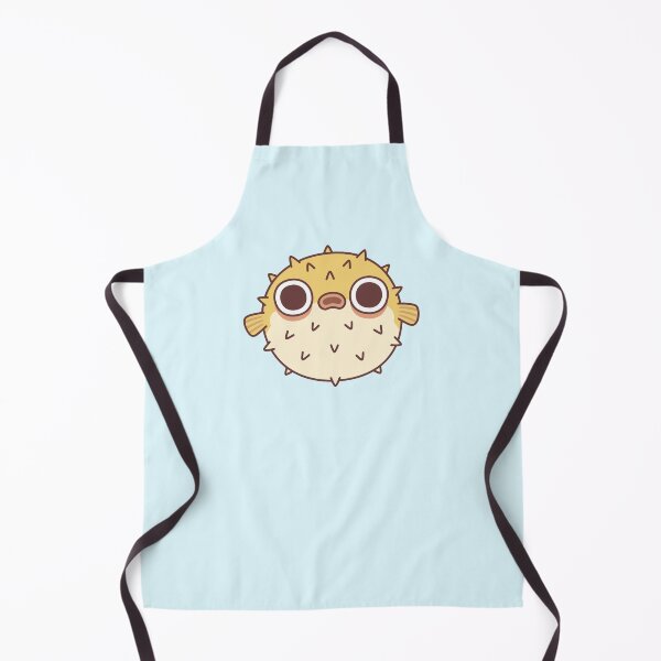Item preview, Cute Grumpy Puffer Fish designed and sold by rustydoodle.