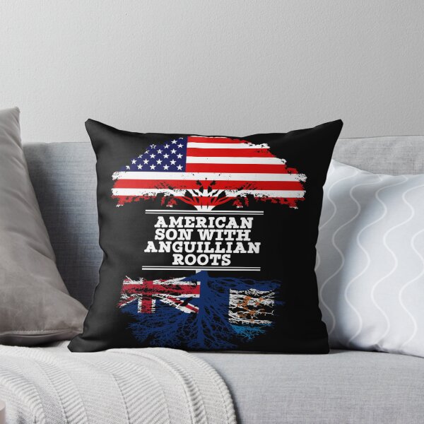 Item preview, American Son With Anguillian Roots - Gift For Anguillian Son designed and sold by tamiya-mortimer.