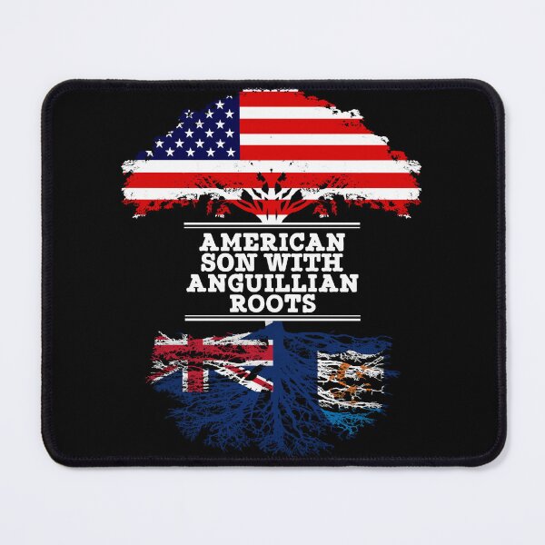 Item preview, American Son With Anguillian Roots - Gift For Anguillian Son designed and sold by tamiya-mortimer.