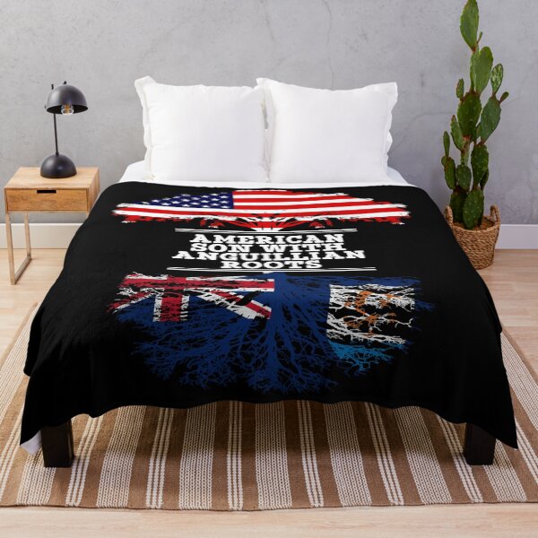 Item preview, American Son With Anguillian Roots - Gift For Anguillian Son designed and sold by tamiya-mortimer.