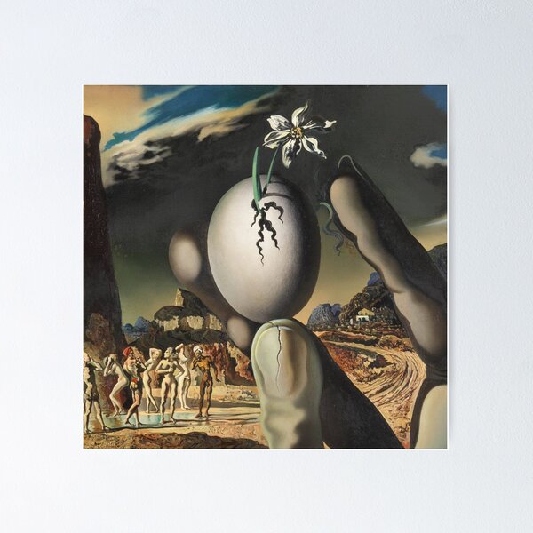Item preview, Salvador Dalí - Metamorphosis of Narcissus with Print designed and sold by josephziege.