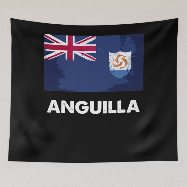 Item preview, Anguillan Anguilla Flag designed and sold by tamiya-mortimer.