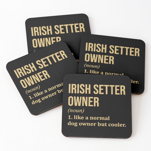 Item preview, Irish Setter Dog Owner Definition in Gold designed and sold by XCIV.