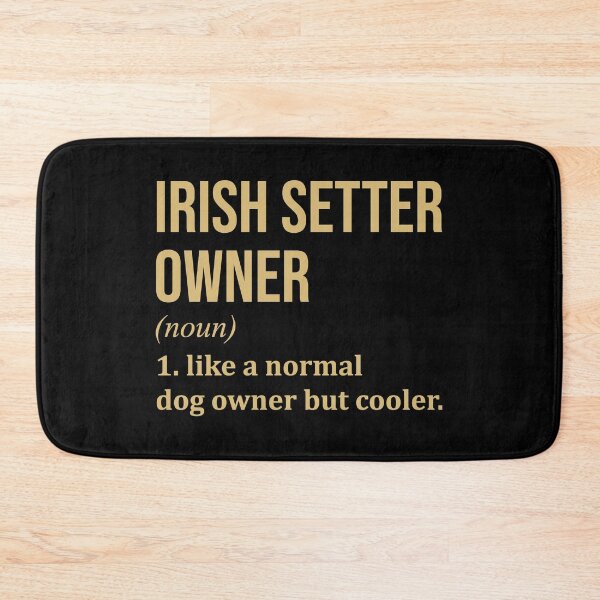 Item preview, Irish Setter Dog Owner Definition in Gold designed and sold by XCIV.