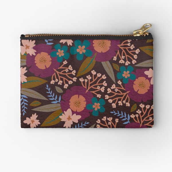 Vintage garden Zipper Pouch