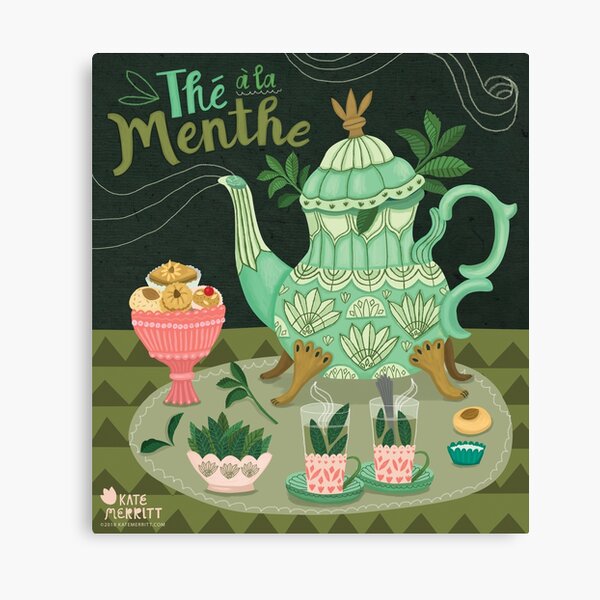 Peppermint Tea Canvas Print