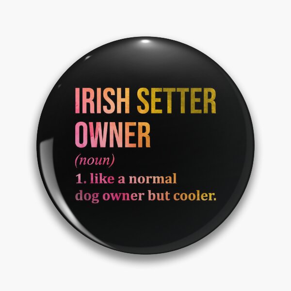 Item preview, Irish Setter Dog Owner Definition in Watercolor designed and sold by XCIV.