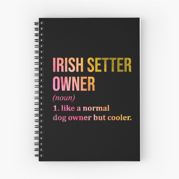 Item preview, Irish Setter Dog Owner Definition in Watercolor designed and sold by XCIV.