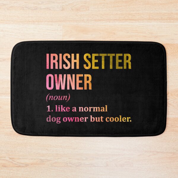 Item preview, Irish Setter Dog Owner Definition in Watercolor designed and sold by XCIV.