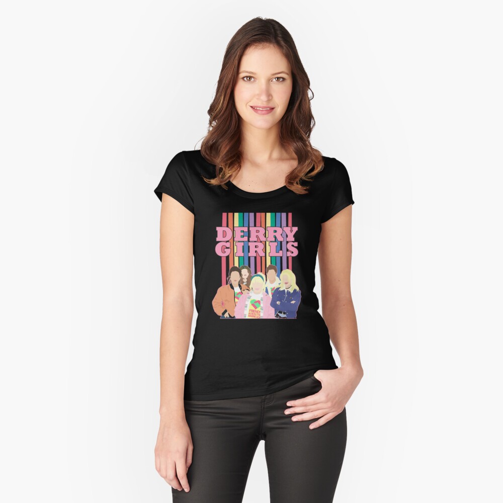 Vista previa del artículo con la obra «Camiseta entallada de cuello ancho», diseñado y vendido por cottrell-ceola.