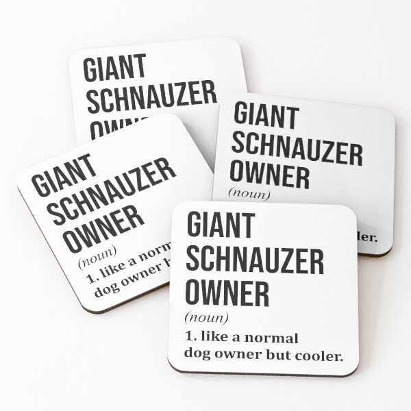Item preview, Giant Schnauzer Dog Owner Definition designed and sold by XCIV.