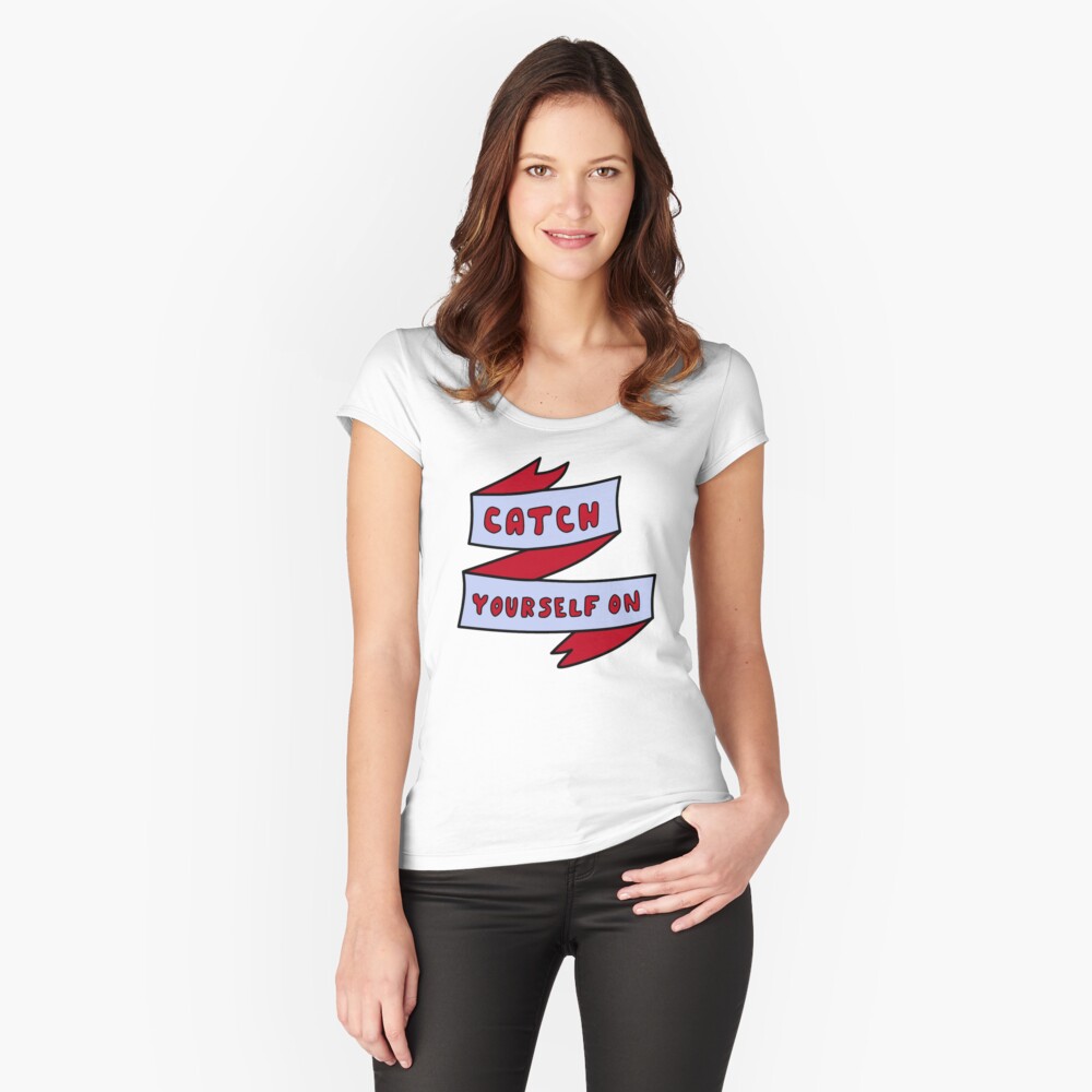 Vista previa del artículo con la obra «Camiseta entallada de cuello ancho», diseñado y vendido por cottrell-ceola.