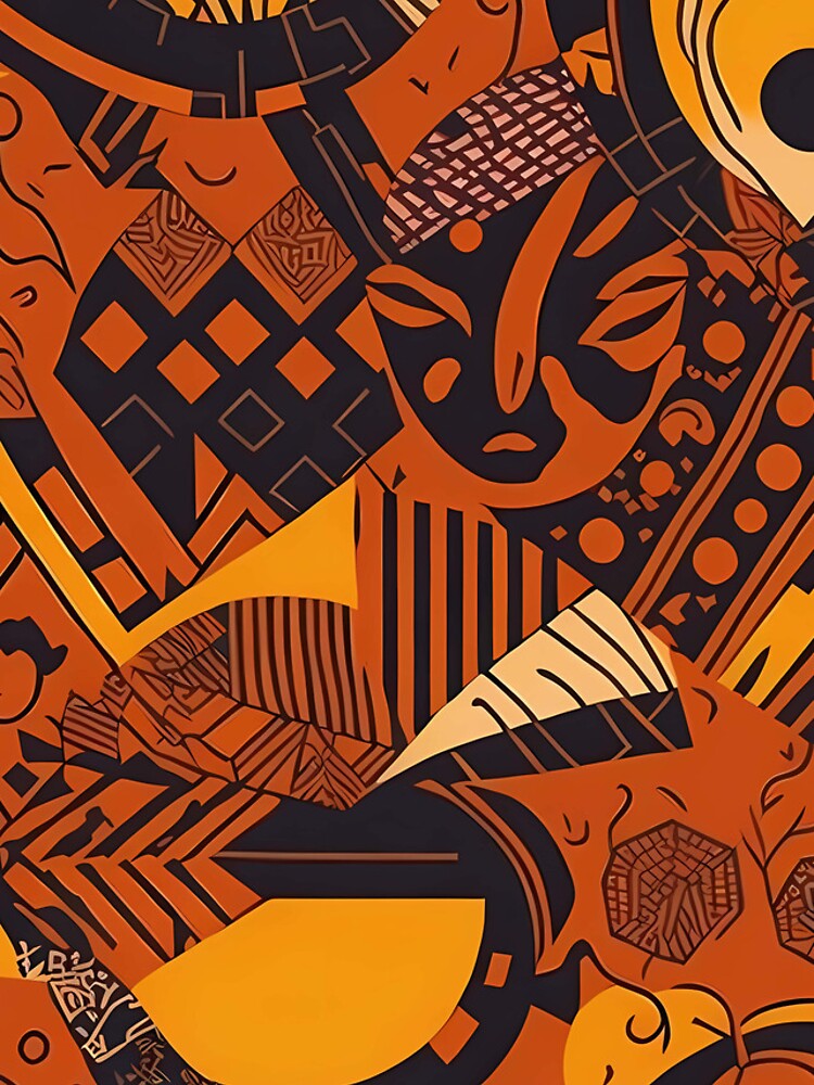 Thumbnail 4 of 4, iPhone Case, African Abstract Art designed and sold by InfinityPattern.