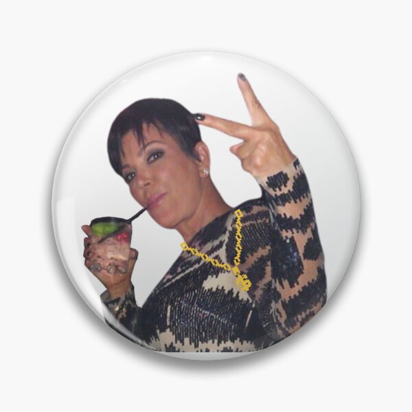 Item preview, Kris Jenner sipping a vodka lime soda designed and sold by aamybowman.