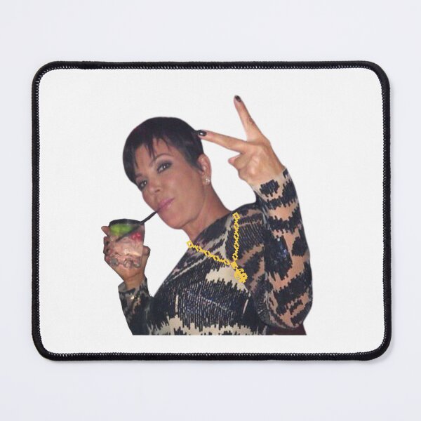Item preview, Kris Jenner sipping a vodka lime soda designed and sold by aamybowman.