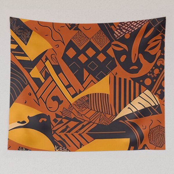 Item preview, African Abstract Art designed and sold by InfinityPattern.