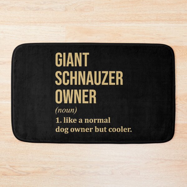 Item preview, Giant Schnauzer Dog Owner Definition in Gold designed and sold by XCIV.