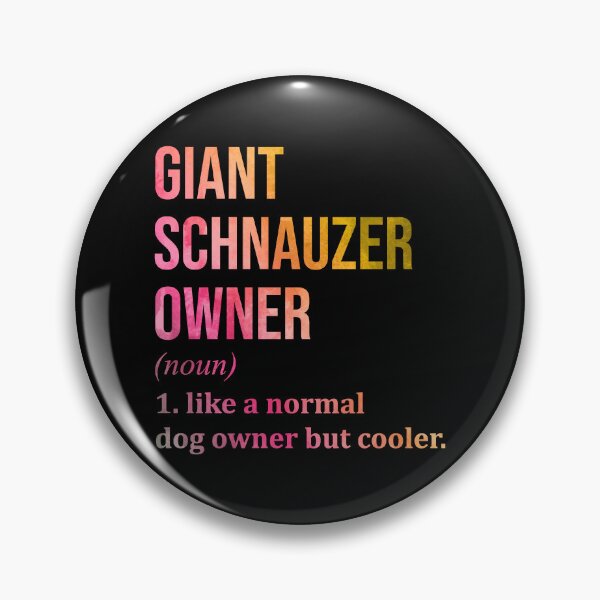 Item preview, Giant Schnauzer Dog Owner Definition in Watercolor designed and sold by XCIV.