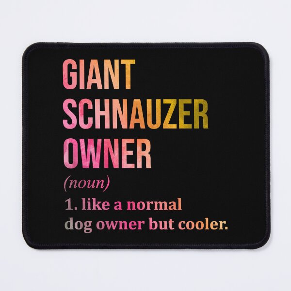 Item preview, Giant Schnauzer Dog Owner Definition in Watercolor designed and sold by XCIV.