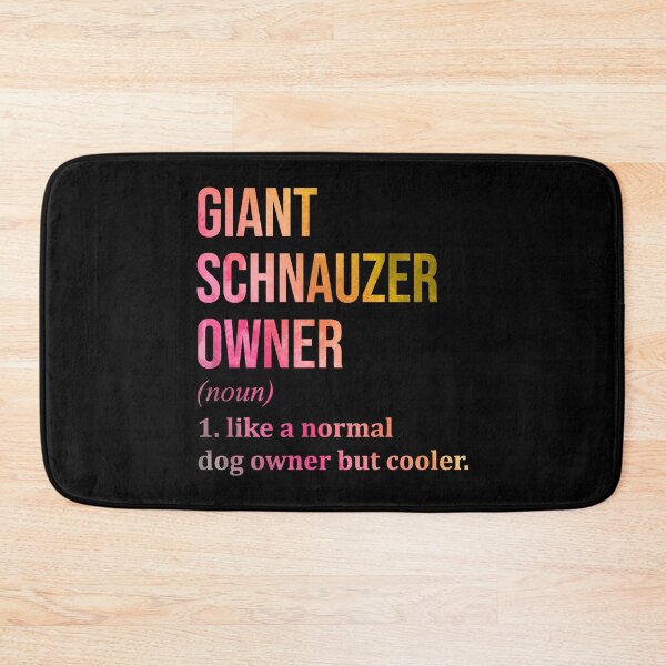 Item preview, Giant Schnauzer Dog Owner Definition in Watercolor designed and sold by XCIV.