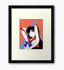 Sailor Mars (Patrick Nagel style) Framed Print