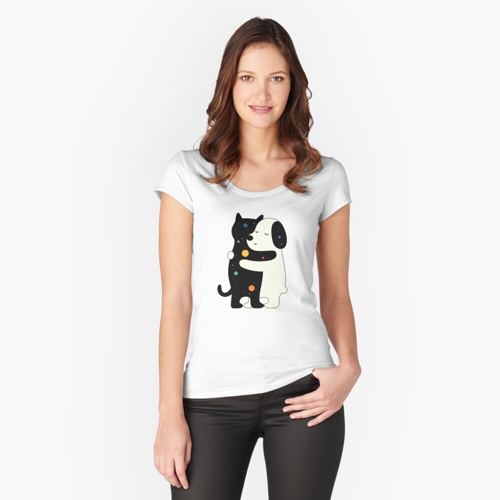 Universal Language Fitted Scoop T-Shirt