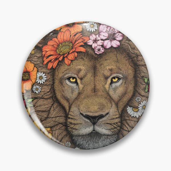 Item preview, Floral Lion in Colour designed and sold by SamuelJ.