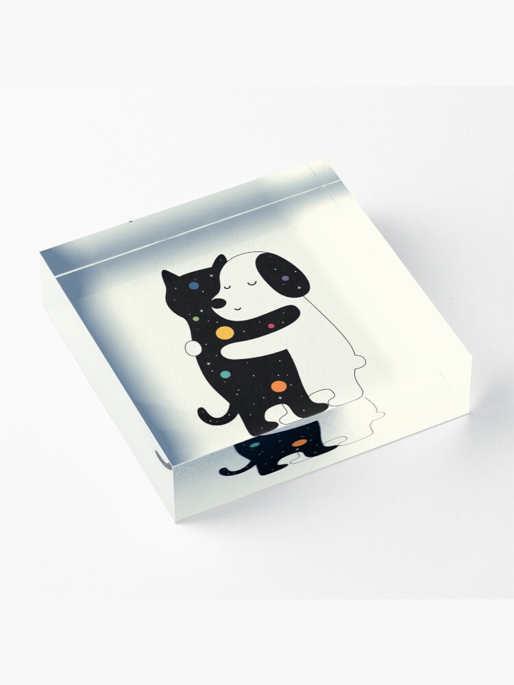 Alternate view of Universal Language Acrylic Block
