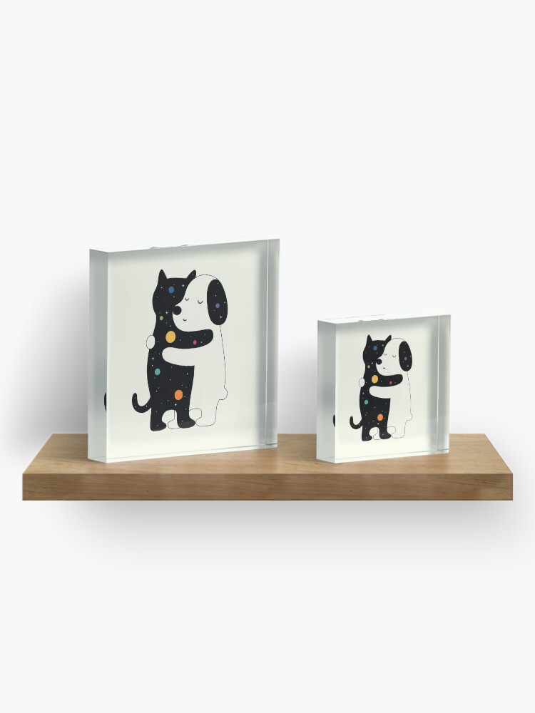 Alternate view of Universal Language Acrylic Block