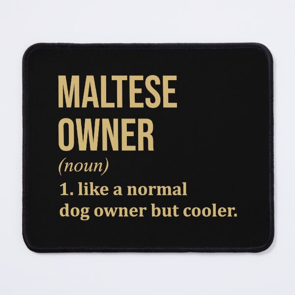 Item preview, Maltese Dog Owner Definition in Gold designed and sold by XCIV.