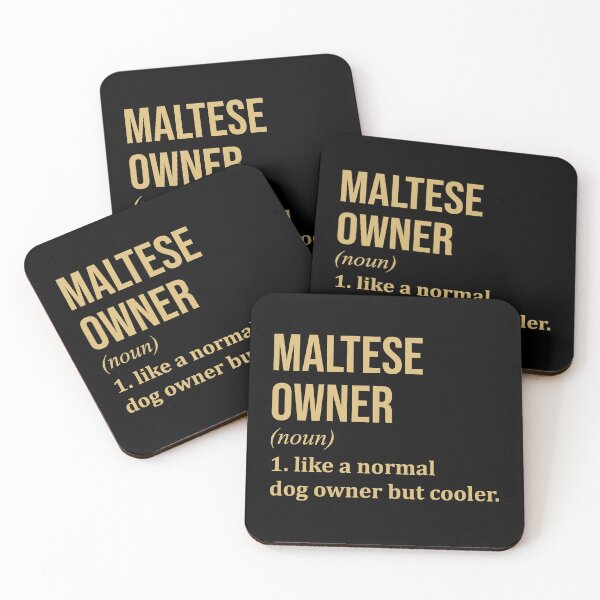 Item preview, Maltese Dog Owner Definition in Gold designed and sold by XCIV.