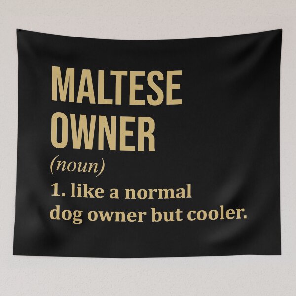 Item preview, Maltese Dog Owner Definition in Gold designed and sold by XCIV.