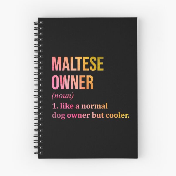 Item preview, Maltese Dog Owner Definition in Watercolor designed and sold by XCIV.