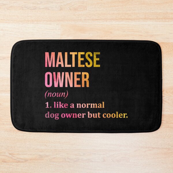 Item preview, Maltese Dog Owner Definition in Watercolor designed and sold by XCIV.