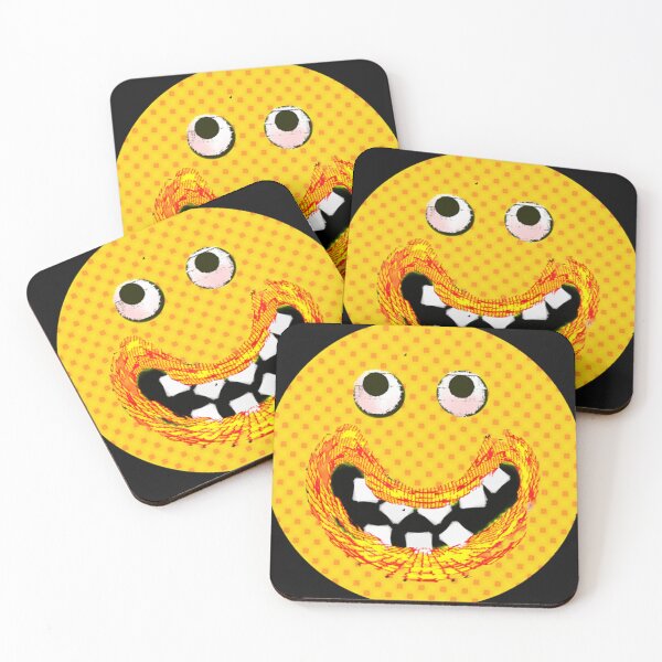 Item preview, Goofy Orange Smile Emoji Pixel Smilng Face  designed and sold by FatimaSanfor.
