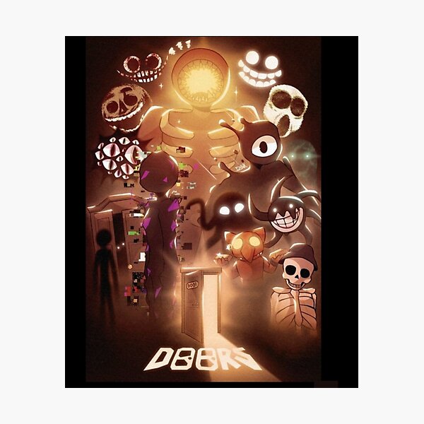 Roblox: DOORS - enemy character - Screech Photographic Print for Sale by  ShapedCube