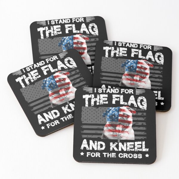 Item preview, Pugs Dog Stand For The Flag Kneel For Fallen T-Shirt designed and sold by EagmianPheolea.
