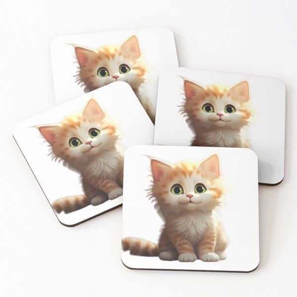 Item preview, Cute cartoon cat designed and sold by Stickermagician.