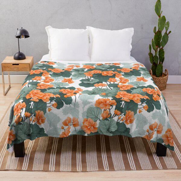 Item preview, orange flower, Colorful Encouragement: Let the vibrant hues of flowers infuse your life with positivity and optimism designed and sold by Sober-dogs.
