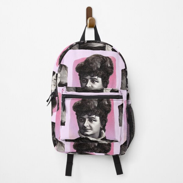 Item preview, Spanish Novelist Emilia Pardo Bazán - pink - illustration designed and sold by Litstoy.