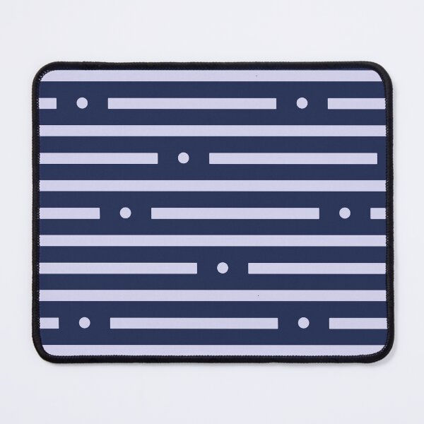 Item preview, Abstract: Dots and dashes: Light Blue On Dark Blue designed and sold by TheScraggyBeard.